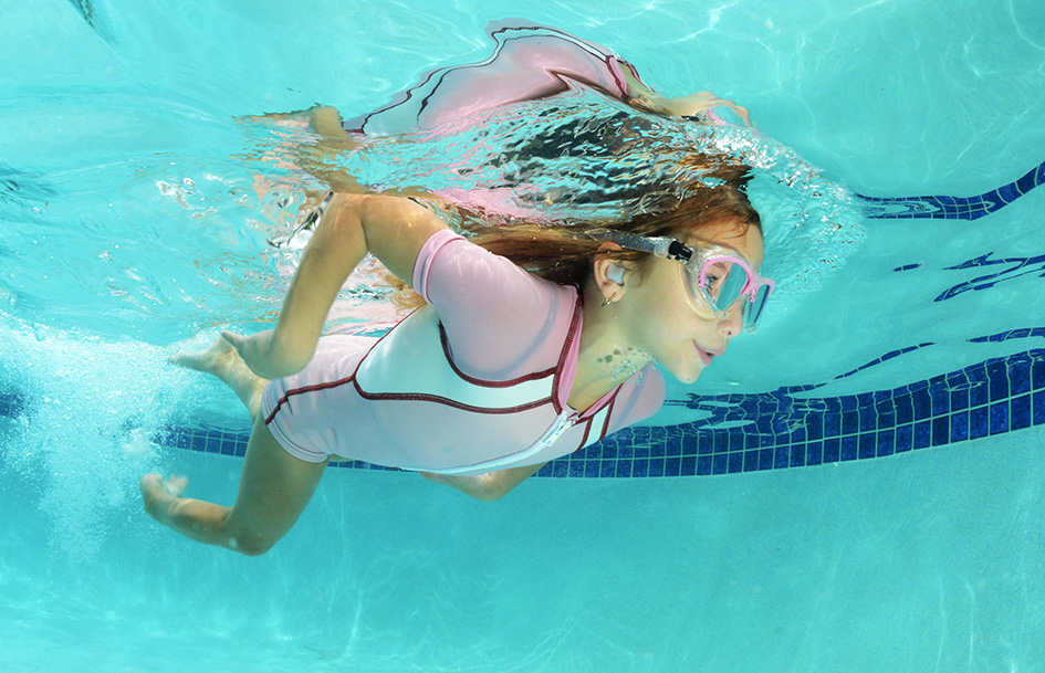 Wasserspritzschutz - der Gehörschutz beim Schwimmen
