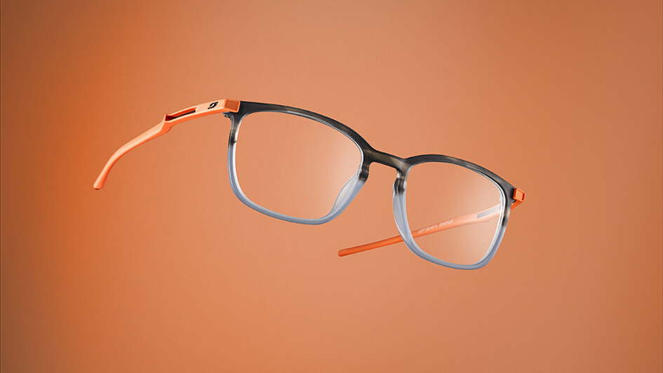 Julbo Teens Brille orange und schwarz